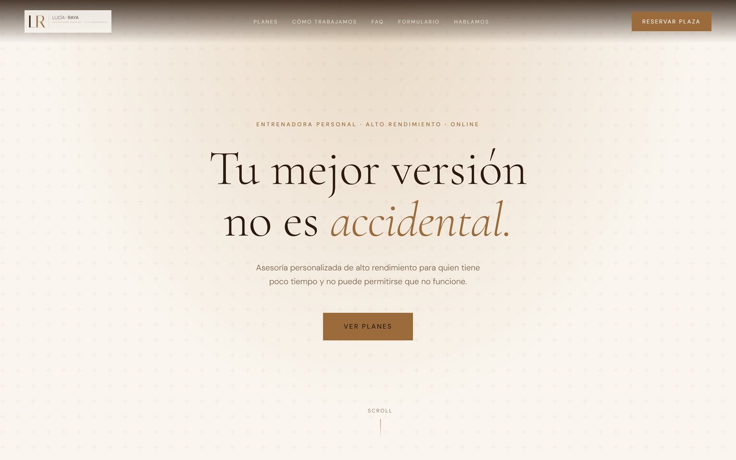 Asesorías Raya — Entrenadora personal online de alto rendimiento